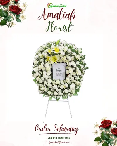 Krans Bunga Duka Cita di Jambu Karya